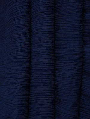 crinkled plain cotton blue dupatta - 13266592 - Standard Image - 2