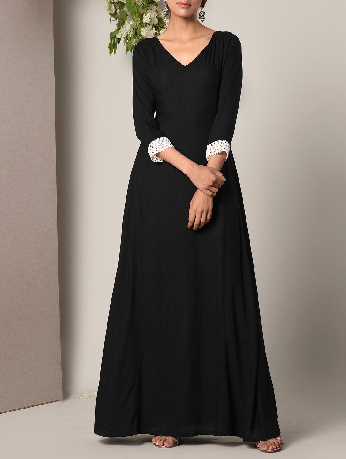 Black modal dress - 13266850 - Zoom Image - 1
