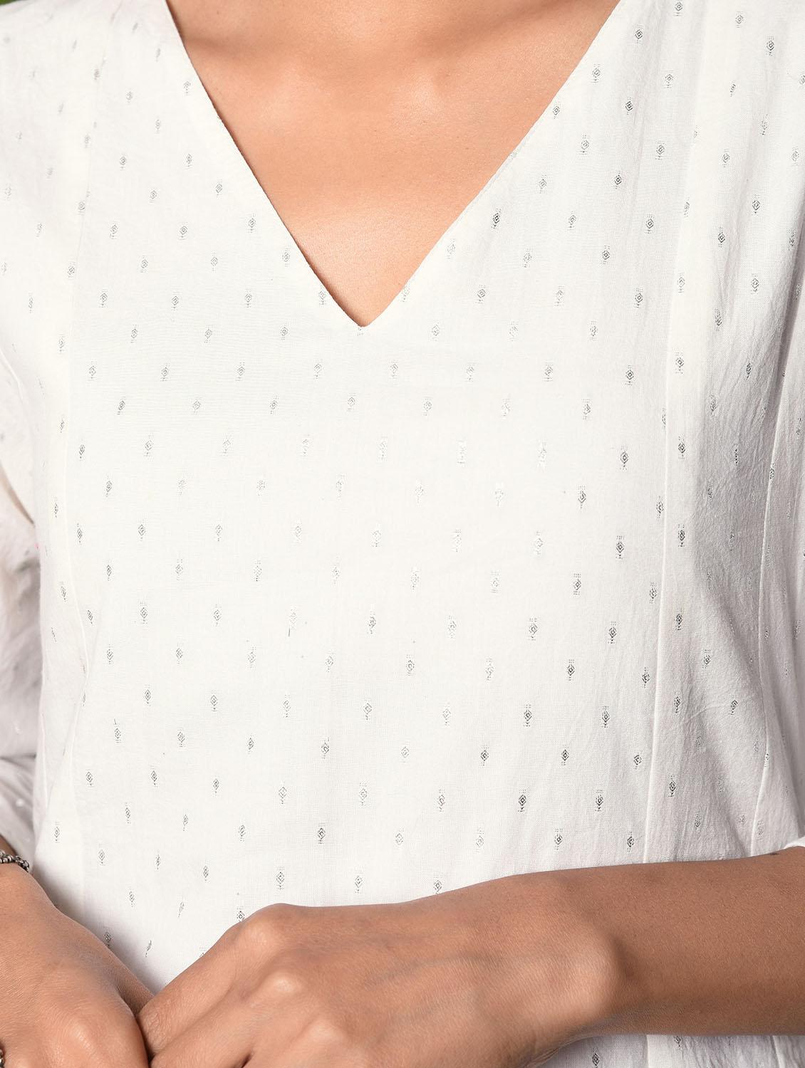 white cotton maxi dress - 13266857 - Zoom Image - 5