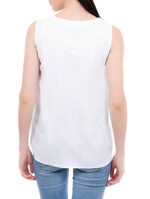 white viscose regular top - 13267174 - Standard Image - 3