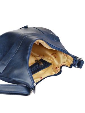 blue leatherette sling bag - 13271063 - Standard Image - 3