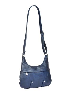 blue leatherette sling bag - 13271063 - Standard Image - 4