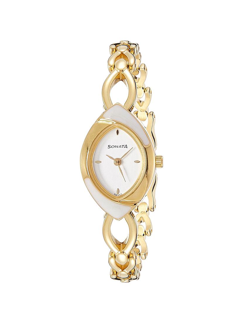 sonata analog silver dial women's watch - nf8069ym01 - 13271595 - Zoom Image - 1