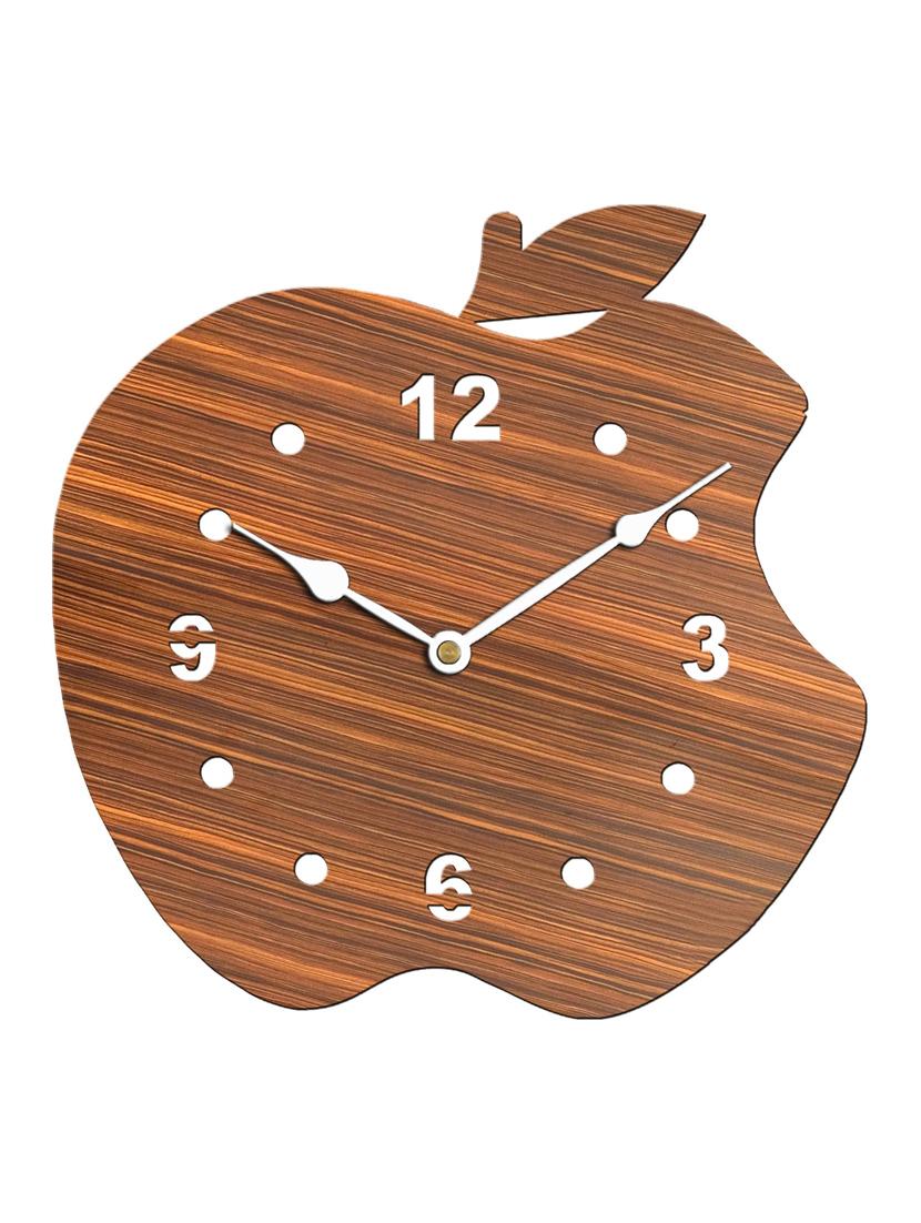 sehaz artworks brown wooden wall clock - 13274749 - Zoom Image - 1