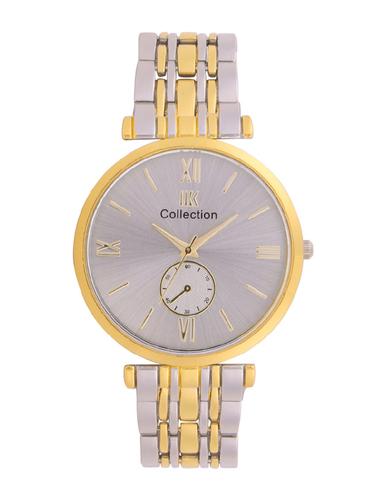 Jack Klein Stylish Silver Golden Metal Analog Watch - 13278579 - Very Small Image - 1
