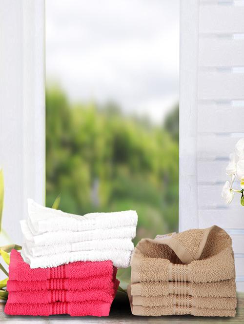 bianca 12 piece face towel (100% cotton) - 13278811 - Standard Image - 1