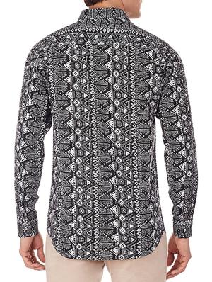 black cotton casual shirt - 13278991 - Standard Image - 2