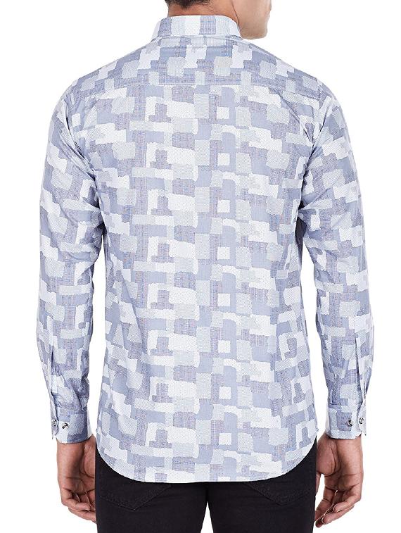 grey cotton casual shirt - 13278998 - Zoom Image - 2