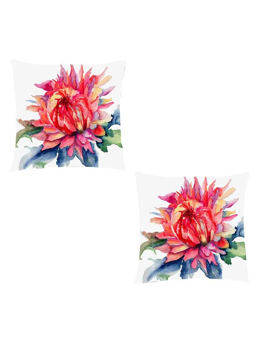 digitally printed watercolour floral design set of two - 13285135 - Zoom Image - 1