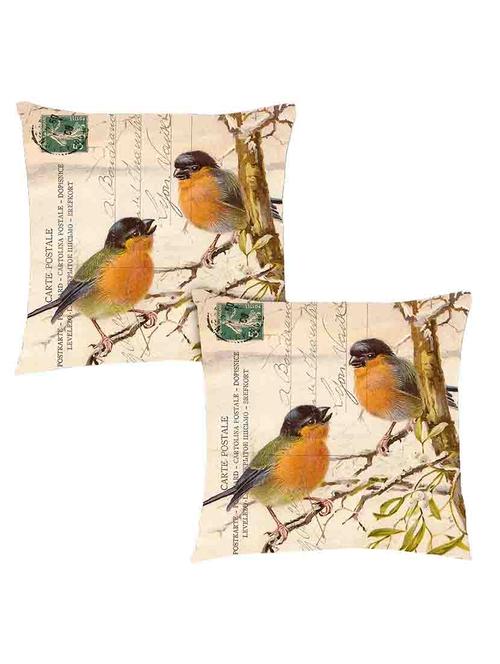 digitally printed text, stamp & bird set of two - 13285176 - Standard Image - 1