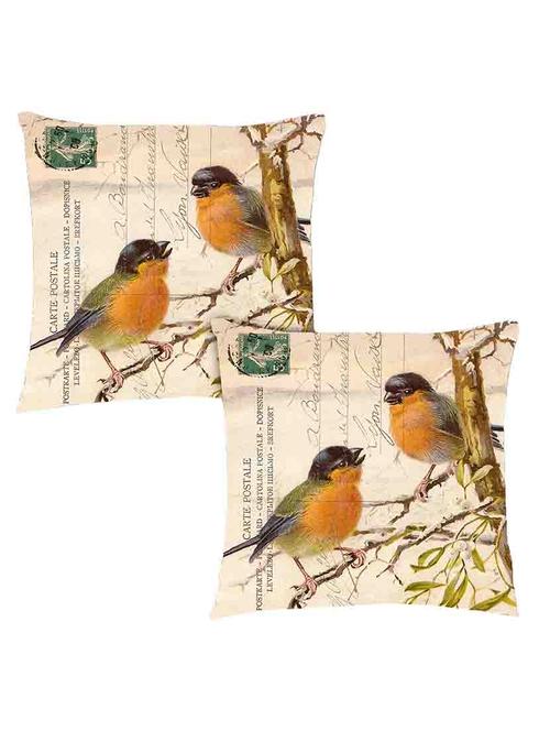 digitally printed text, stamp & bird set of two - 13285176 -  Standard Image - 0