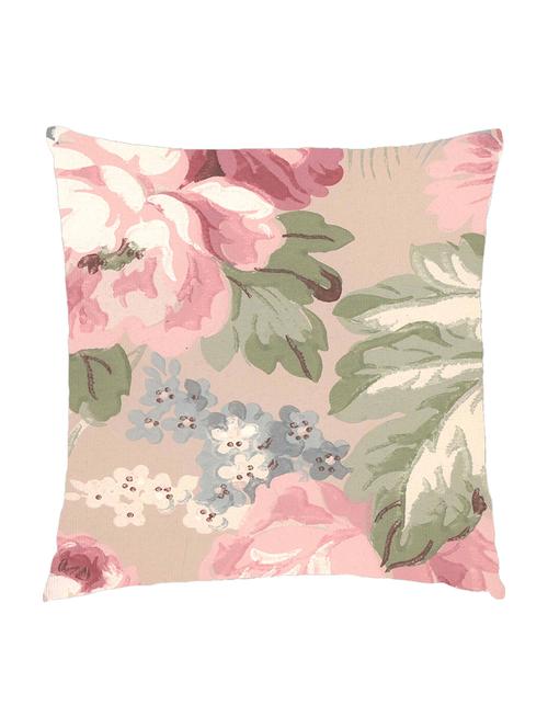 digitally printed cushion cover of big vintage floral print - 13285687 - Standard Image - 1