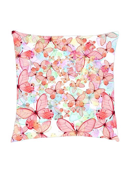 digital printed cushion cover with multi colour butterflies - 13285803 - Standard Image - 1