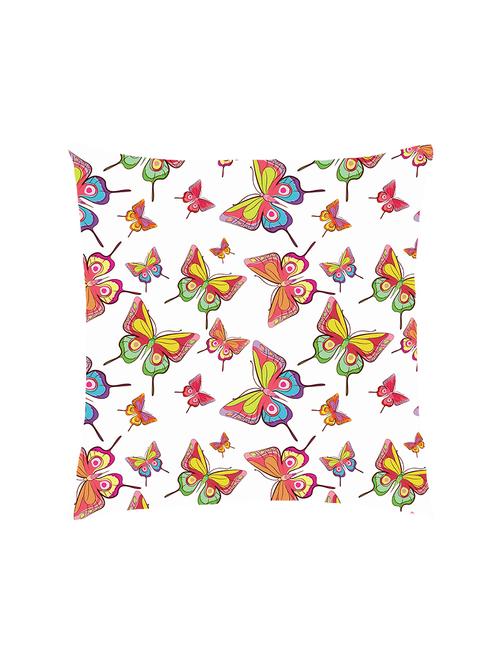 digital printed cushion cover with multi colour butterflies - 13285805 - Standard Image - 1