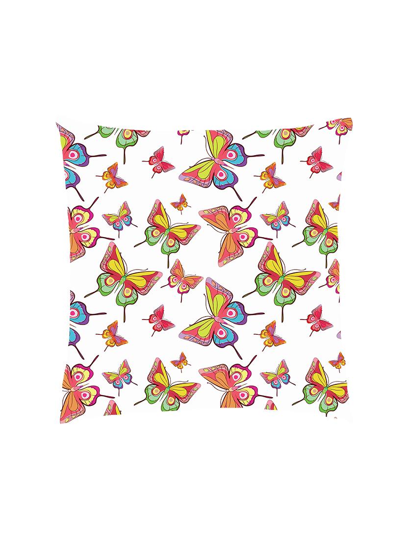 digital printed cushion cover with multi colour butterflies - 13285805 - Zoom Image - 1