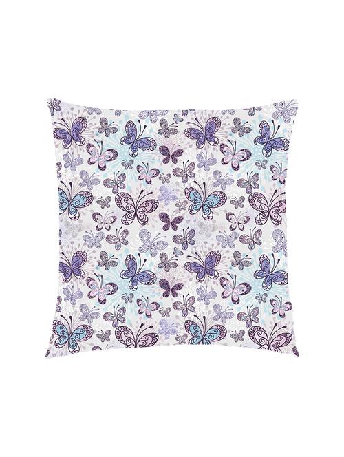 digital printed cushion cover with purple and blue butterflies - 13285810 - Standard Image - 1