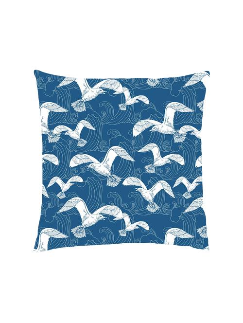 digital printed cushion cover with white flying birds - 13285828 - Standard Image - 1