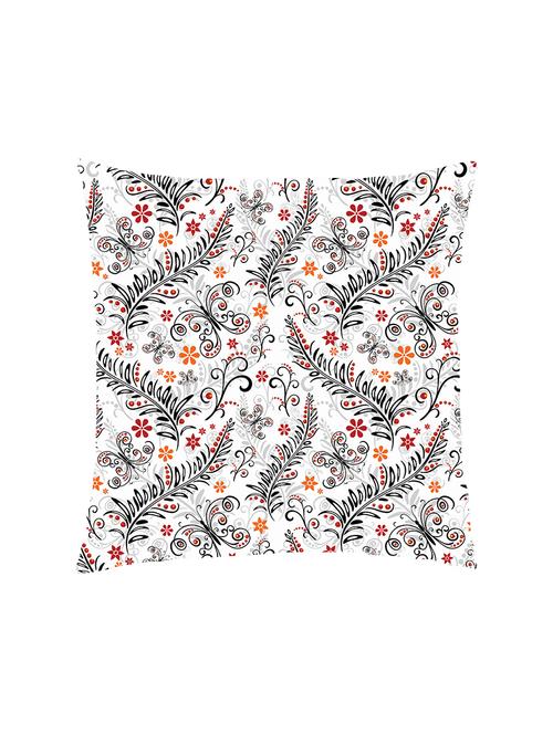 digital printed cushion cover with colorful butterflies and leaves - 13285846 - Standard Image - 1
