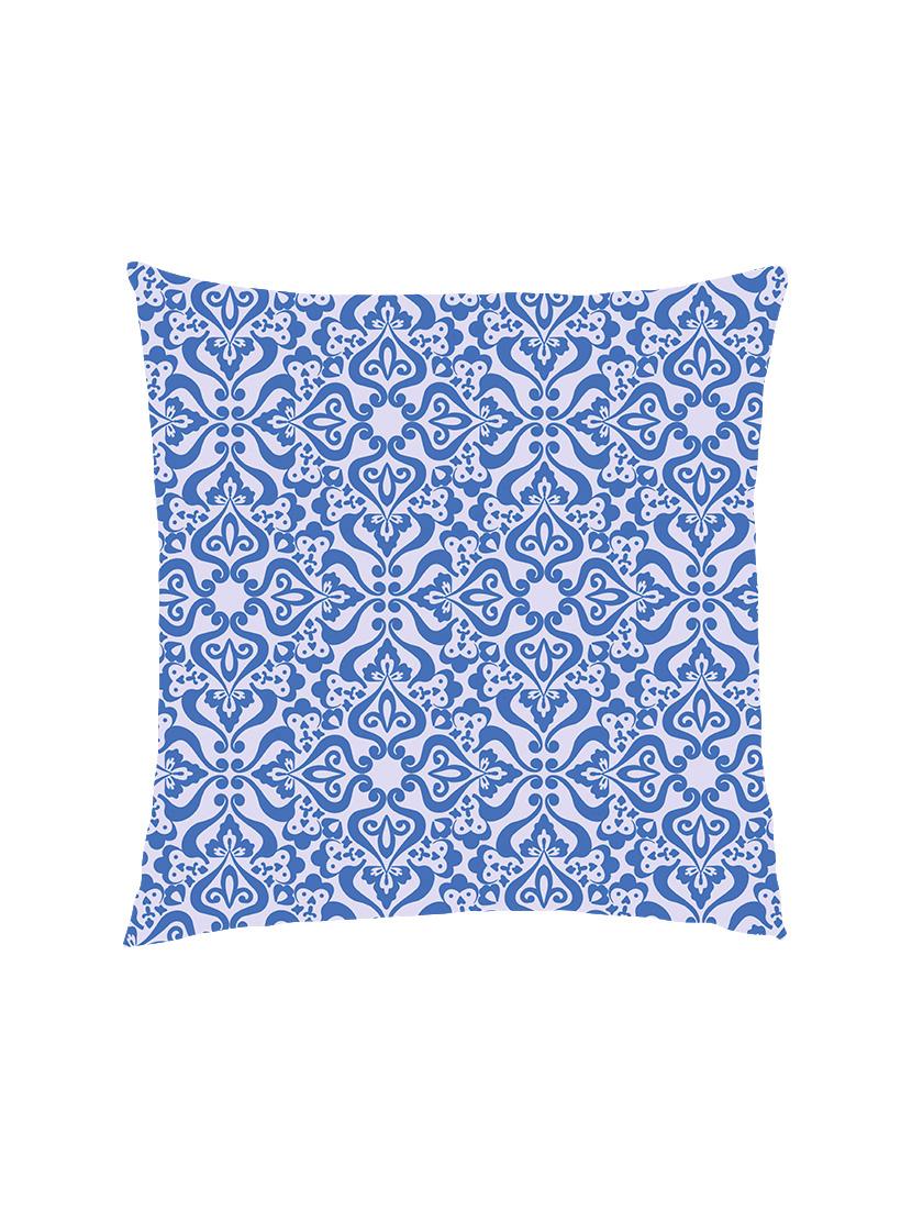 digital printed cushion cover with cobalt blue abstract design - 13285869 - Zoom Image - 1