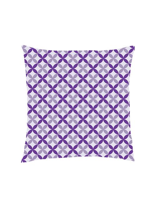 digitally printed geometric jaal design satin cushion cover - 13285921 - Standard Image - 1