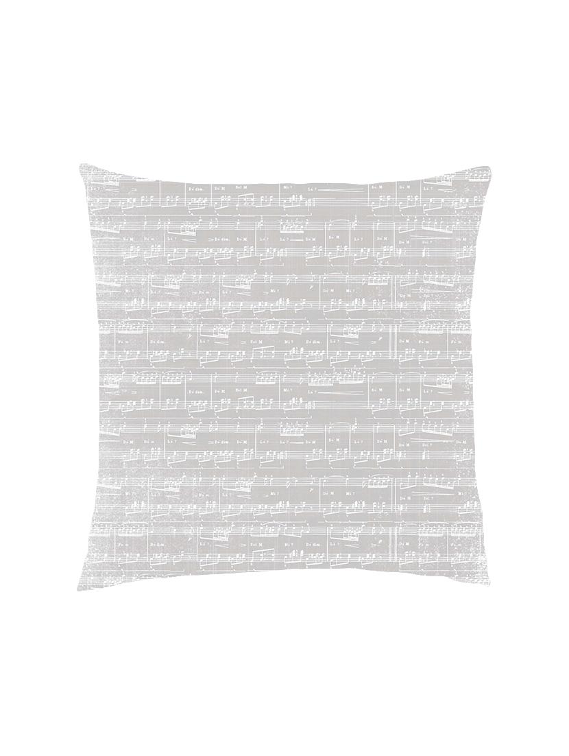 digitally printed vintage effect music instruement satin cushion cover - 13285970 - Zoom Image - 1