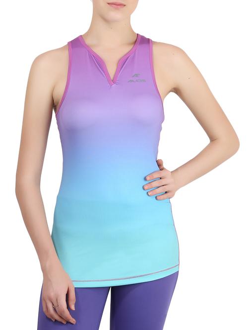 purple racer back top - 13286801 - Standard Image - 1