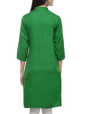 multi colored rayon straight combo kurtas - 13288383 - Standard Image - 4