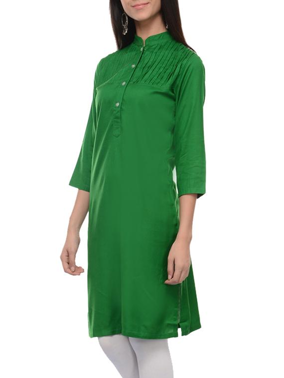multi colored rayon straight combo kurtas - 13288383 - Zoom Image - 3