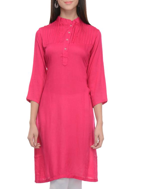 multi colored rayon straight combo kurtas - 13288383 - Zoom Image - 5