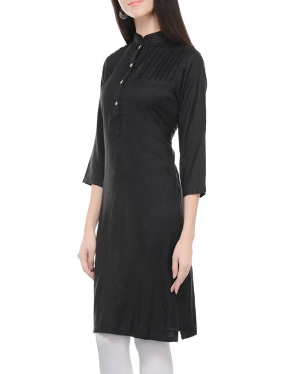multi colored rayon straight combo kurtas - 13288429 - Zoom Image - 3