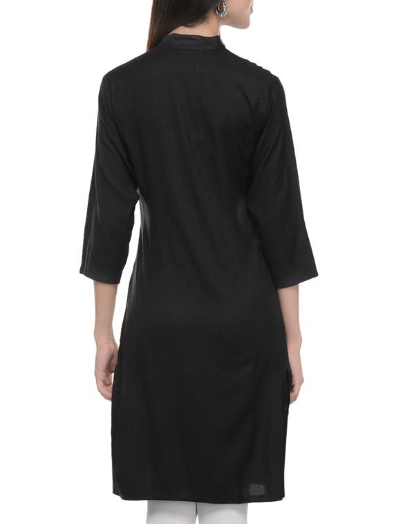 multi colored rayon straight combo kurtas - 13288429 - Zoom Image - 4