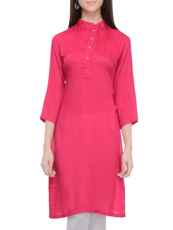 multi colored rayon straight combo kurtas - 13288429 - Zoom Image - 5