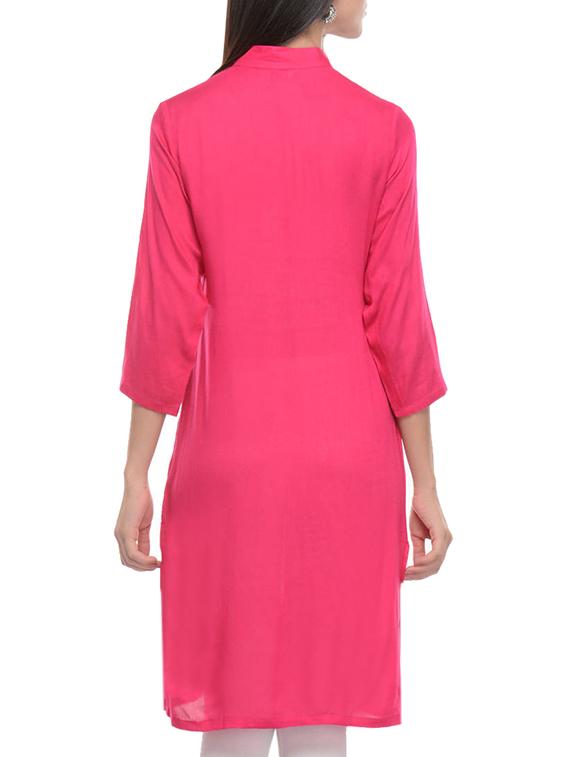multi colored rayon straight combo kurtas - 13288429 - Zoom Image - 7