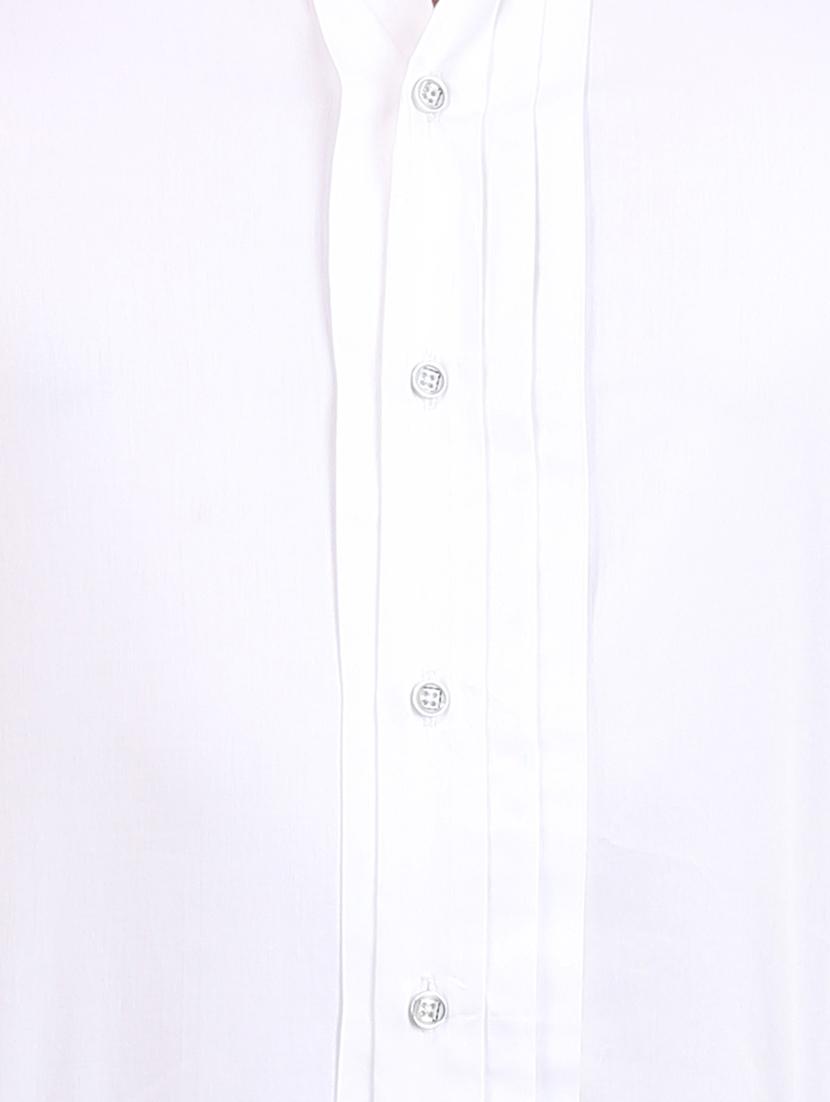 white cotton casual shirt - 13289643 - Zoom Image - 4