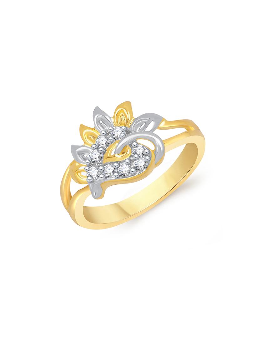 gold metal ring - 13290067 - Zoom Image - 1