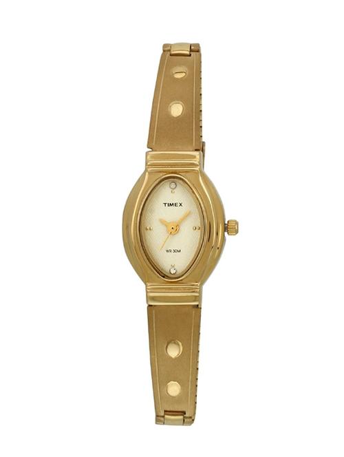timex classics analog gold dial women's watch - jw12 - 13292109 - Standard Image - 1