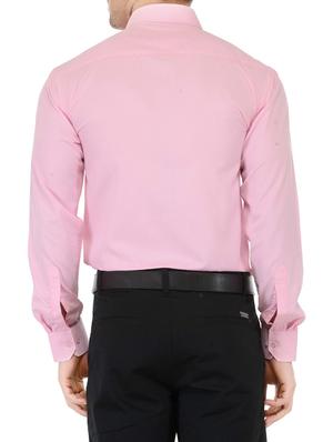 pink cotton formal shirt - 13292580 - Standard Image - 3