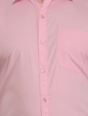 pink cotton formal shirt - 13292580 - Standard Image - 4