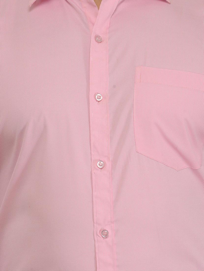 pink cotton formal shirt - 13292580 - Zoom Image - 4