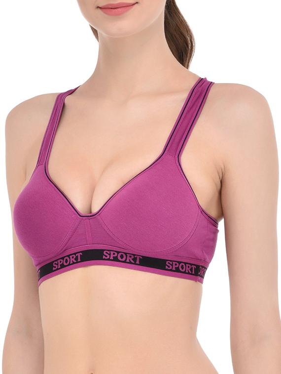 racer back sports bra - 13293254 - Zoom Image - 2