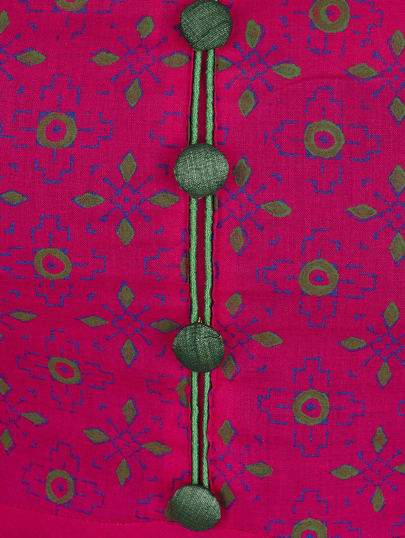 block printed flared kurta - 13293326 - Zoom Image - 4