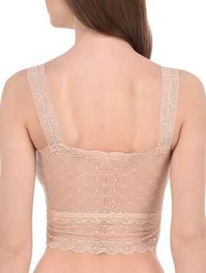 beige lace bralette - 13294068 - Standard Image - 3