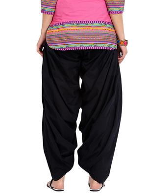 black cotton patiyala salwars - 13294519 - Standard Image - 3