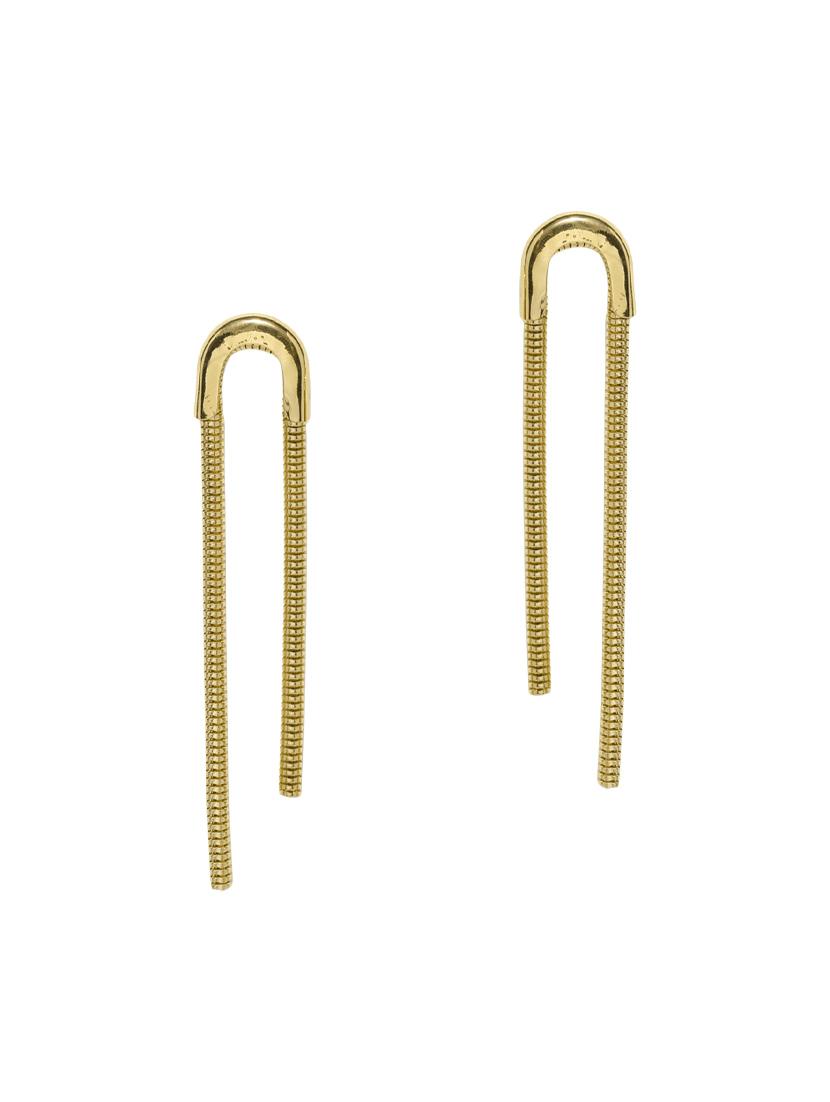 gold drop earrings - 13296121 - Zoom Image - 1