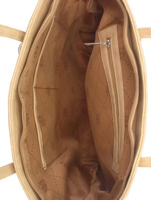 brown leatherette handbag - 13303322 - Standard Image - 3