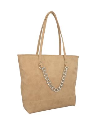 brown leatherette handbag - 13303322 - Standard Image - 4