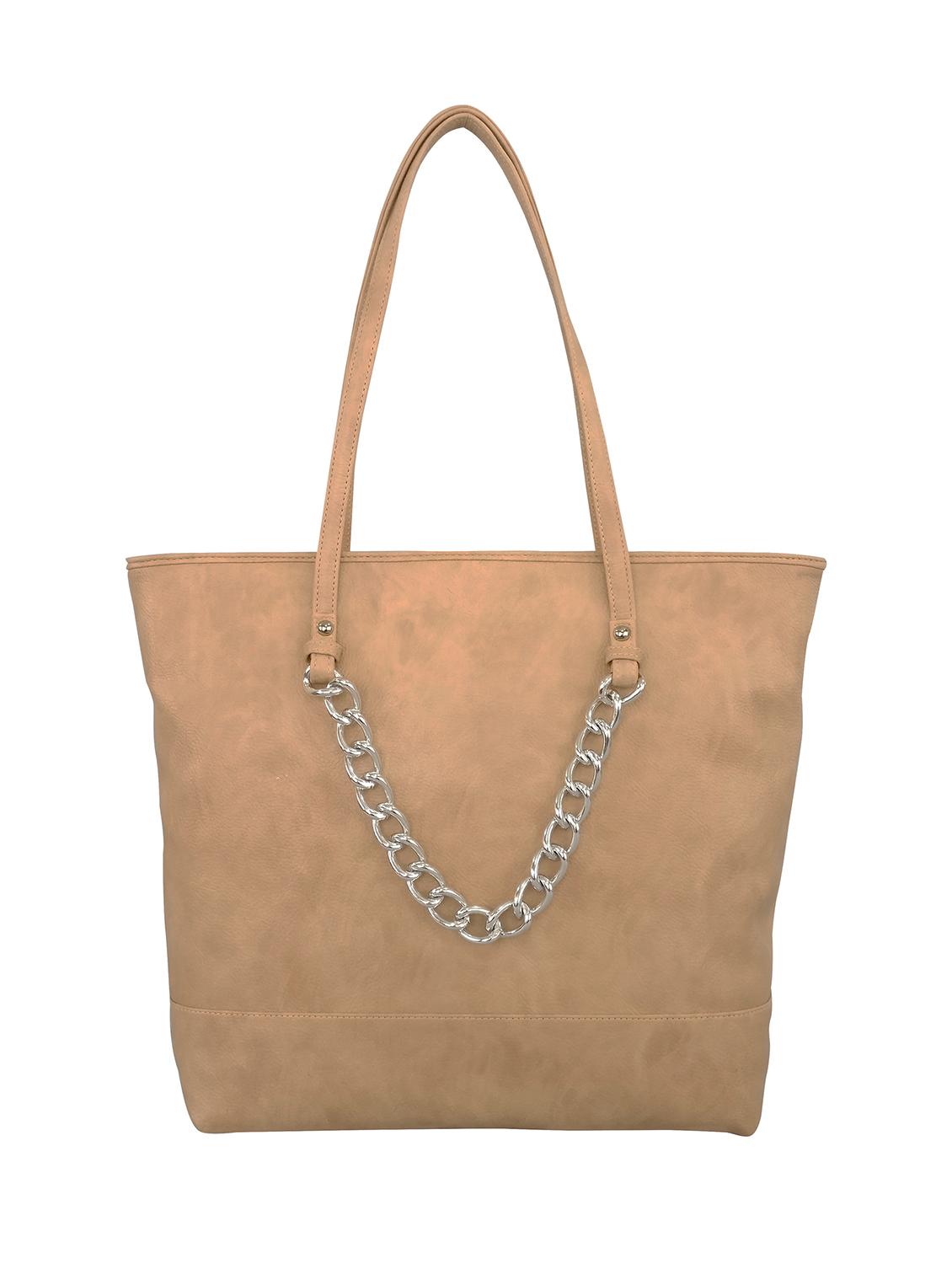 brown leatherette handbag - 13303322 - Zoom Image - 1