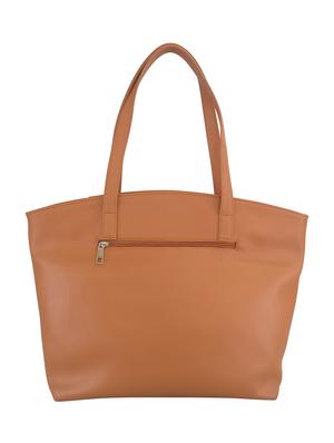 tan leatherette  handbag - 13303393 -  Standard Image - 1