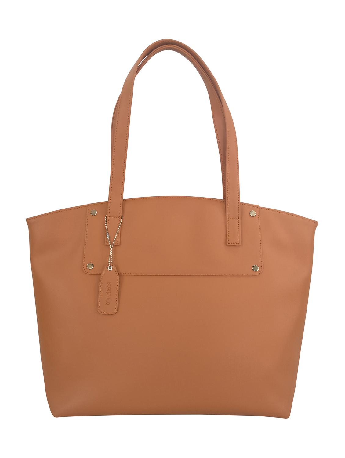tan leatherette handbag - 13303393 - Zoom Image - 1