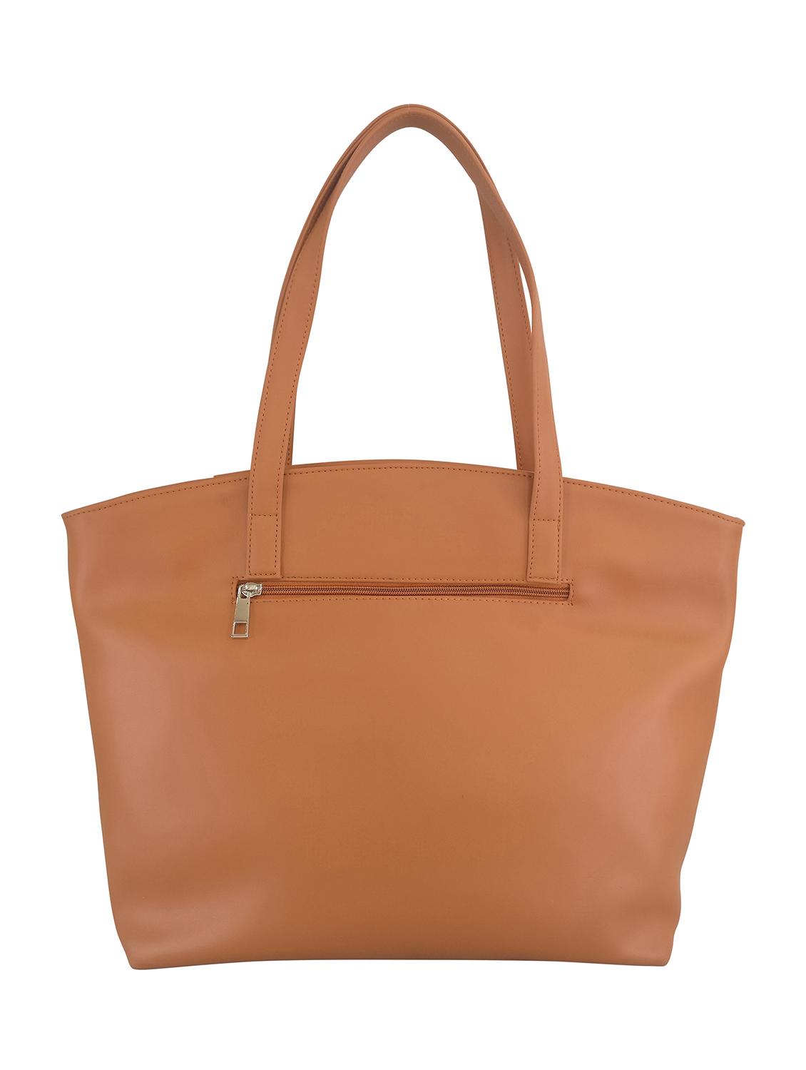 tan leatherette handbag - 13303393 - Zoom Image - 2